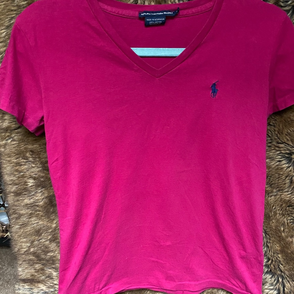 Pink Ralph Lauren Sport T-shirt